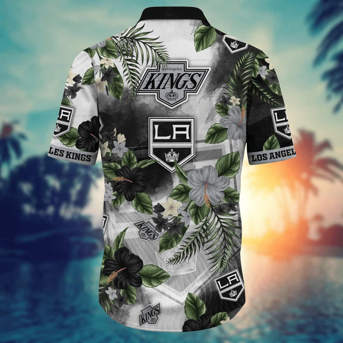 Floral Aloha NHL Los Angeles Kings Hawaiian Shirt Hibiscus Flowers Gift For Family Floral Aloha NHL Los Angeles Kings Hawaiian Shirt Hibiscus Flowers Gift For Family