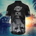 Vintage Aloha NHL Los Angeles Kings Hawaiian Shirt Flora And Fauna Gift For Dad Vintage Aloha NHL Los Angeles Kings Hawaiian Shirt Flora And Fauna Gift For Dad