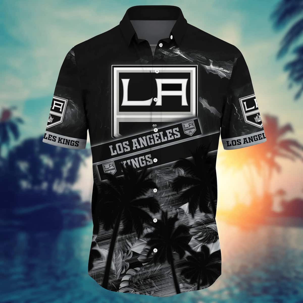 Vintage Aloha NHL Los Angeles Kings Hawaiian Shirt Trendy Summer Gift For Family Vintage Aloha NHL Los Angeles Kings Hawaiian Shirt Trendy Summer Gift For Family