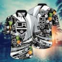 NHL Los Angeles Kings Hawaiian Shirt Pineapple Practical Beach Gift For Great Dad NHL Los Angeles Kings Hawaiian Shirt Pineapple Practical Beach Gift For Great Dad