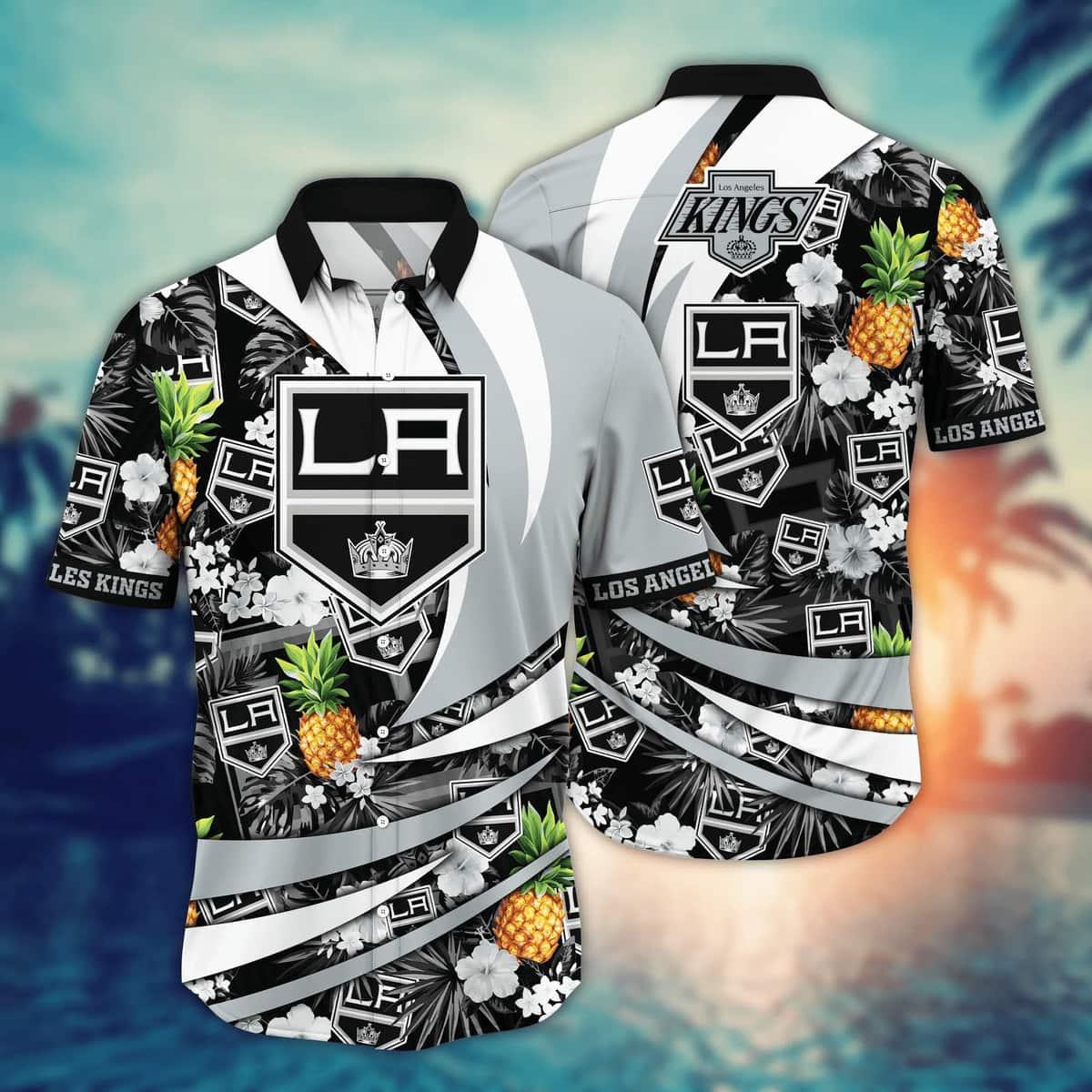 NHL Los Angeles Kings Hawaiian Shirt Pineapple Practical Beach Gift For Great Dad