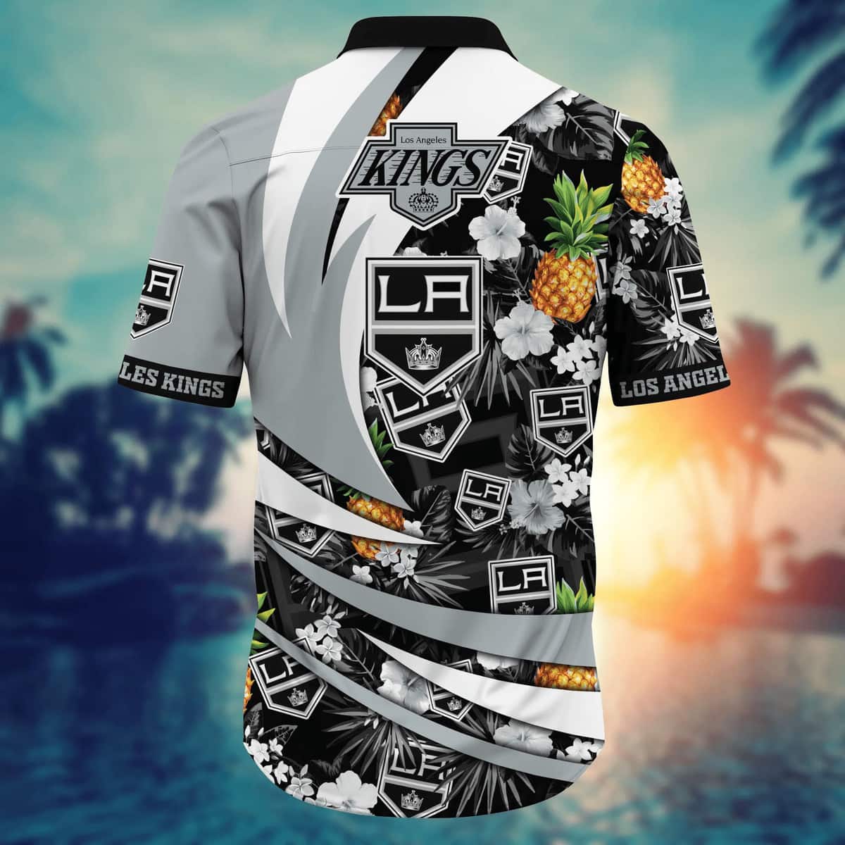 NHL Los Angeles Kings Hawaiian Shirt Pineapple Practical Beach Gift For Great Dad NHL Los Angeles Kings Hawaiian Shirt Pineapple Practical Beach Gift For Great Dad