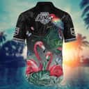 Tropical Aloha NHL Los Angeles Kings Hawaiian Shirt Pink Flamingo Gift For Cool Dad Tropical Aloha NHL Los Angeles Kings Hawaiian Shirt Pink Flamingo Gift For Cool Dad