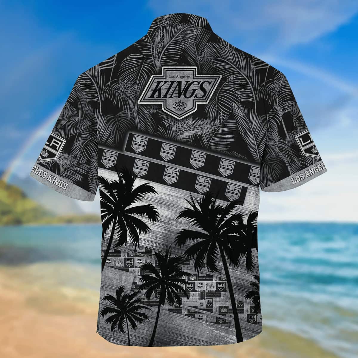 Vintage Aloha NHL Los Angeles Kings Hawaiian Shirt Palm Tree Gift For Cool Dad Vintage Aloha NHL Los Angeles Kings Hawaiian Shirt Palm Tree Gift For Cool Dad
