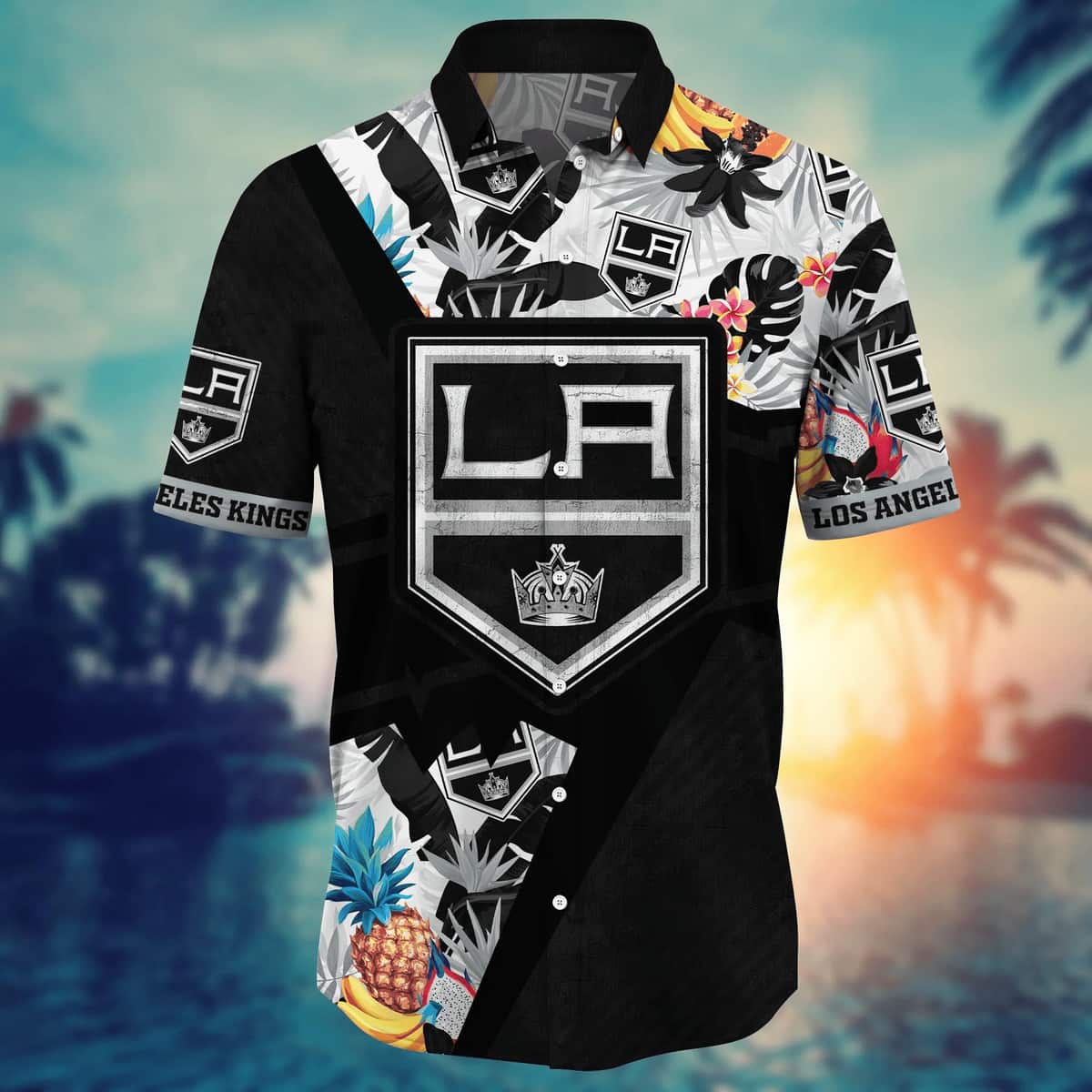 Colorful Aloha NHL Los Angeles Kings Hawaiian Shirt Gift For Beach Trip Colorful Aloha NHL Los Angeles Kings Hawaiian Shirt Gift For Beach Trip