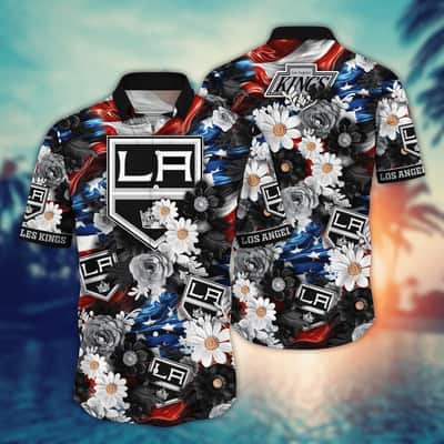 Floral Aloha NHL Los Angeles Kings Hawaiian Shirt Gift For Summer Lovers Floral Aloha NHL Los Angeles Kings Hawaiian Shirt Gift For Summer Lovers