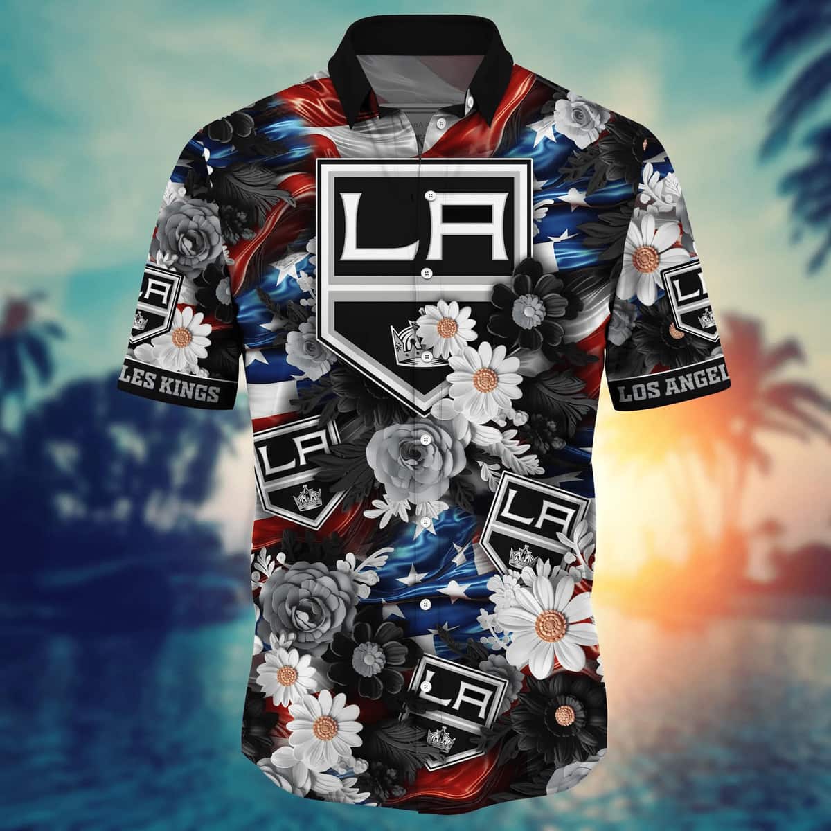 Floral Aloha NHL Los Angeles Kings Hawaiian Shirt Gift For Summer Lovers Floral Aloha NHL Los Angeles Kings Hawaiian Shirt Gift For Summer Lovers