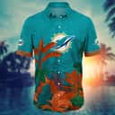 Classic Aloha NFL Miami Dolphins Hawaiian Shirt Beach Vacation Gift For Best Friend Classic Aloha NFL Miami Dolphins Hawaiian Shirt Beach Vacation Gift For Best Friend