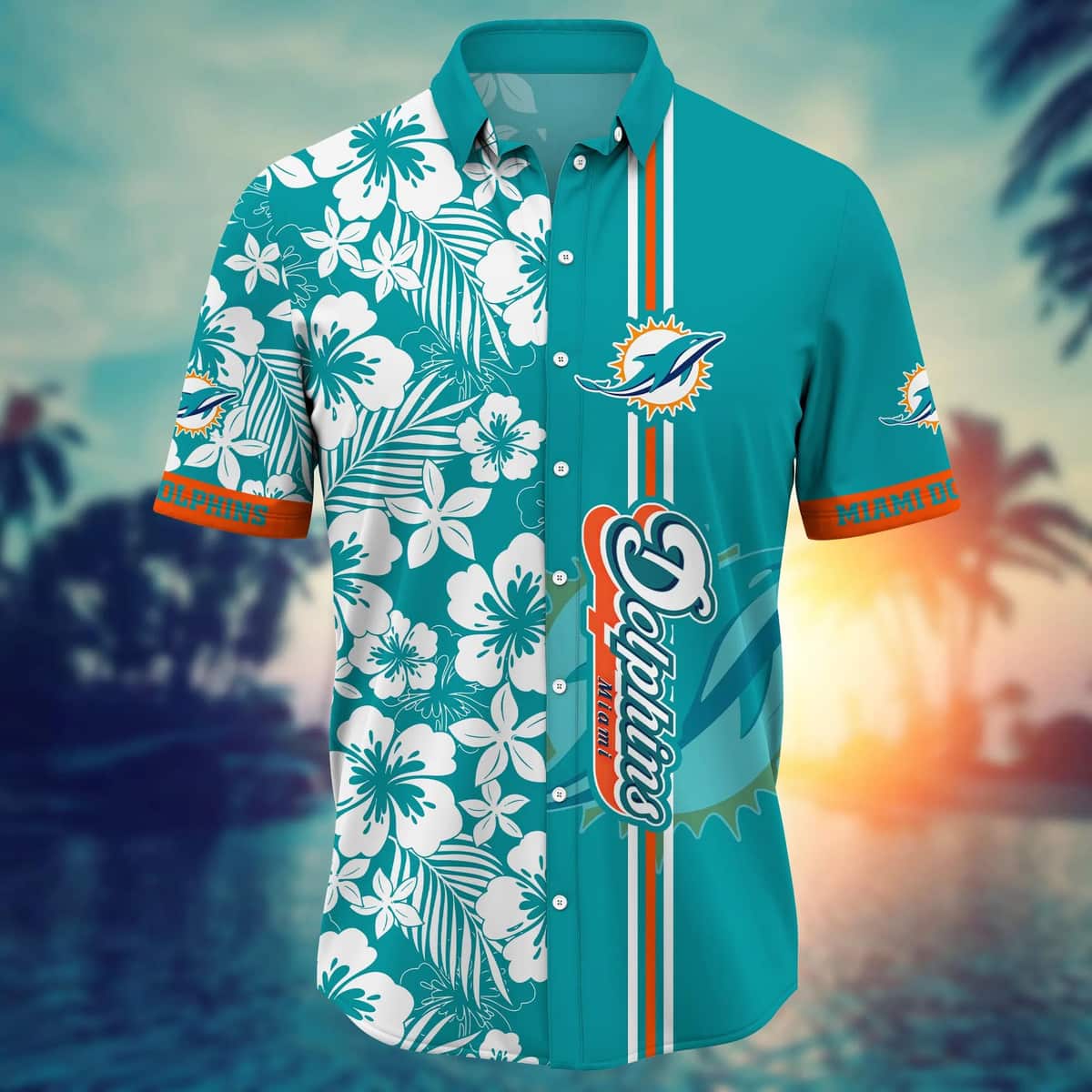 Floral Aloha NFL Miami Dolphins Hawaiian Shirt Trendy Summer Gift For Boyfriend Floral Aloha NFL Miami Dolphins Hawaiian Shirt Trendy Summer Gift For Boyfriend
