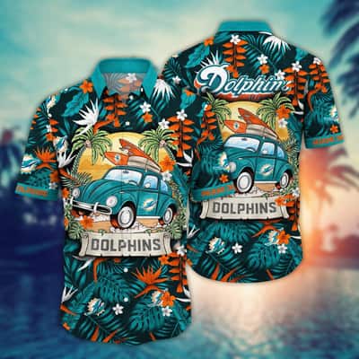 Summer Aloha NFL Miami Dolphins Hawaiian Shirt Cool Gift For Dad