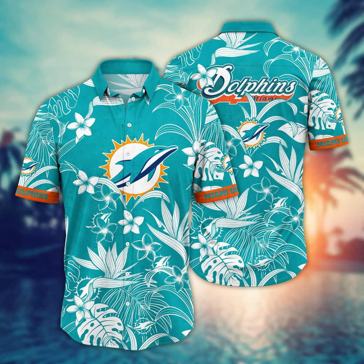 Classic Aloha NFL Miami Dolphins Hawaiian Shirt Summer Gift For Friend