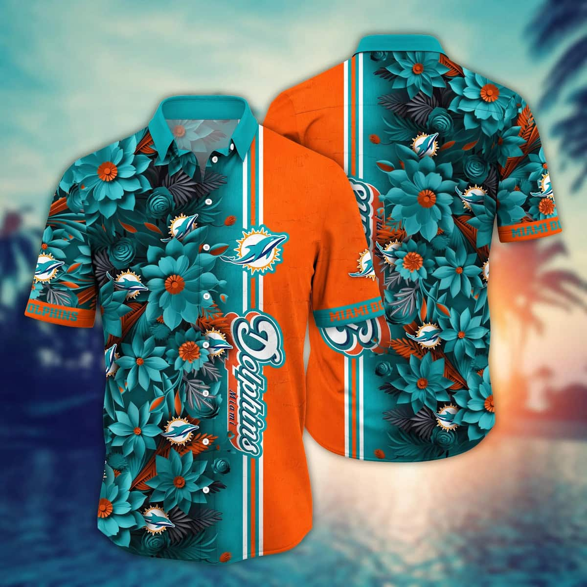 Floral Aloha NFL Miami Dolphins Hawaiian Shirt Gift For Friends