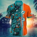 Floral Aloha NFL Miami Dolphins Hawaiian Shirt Gift For Friends Floral Aloha NFL Miami Dolphins Hawaiian Shirt Gift For Friends