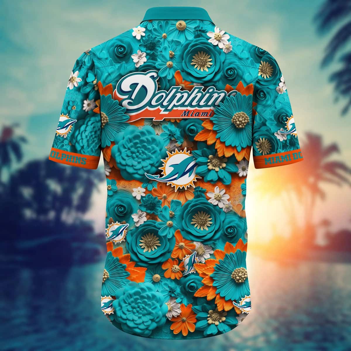 Cool Aloha NFL Miami Dolphins Hawaiian Shirt Gift For Beach Trip Cool Aloha NFL Miami Dolphins Hawaiian Shirt Gift For Beach Trip