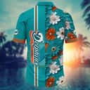 Floral Aloha NFL Miami Dolphins Hawaiian Shirt Beach Vacation Gift For Dad Floral Aloha NFL Miami Dolphins Hawaiian Shirt Beach Vacation Gift For Dad