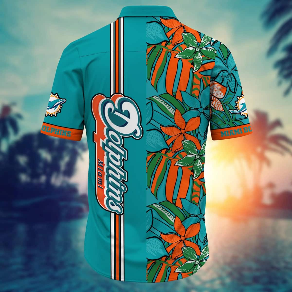 NFL Miami Dolphins Hawaiian Shirt Beach Vacation Cool Gift For Friends NFL Miami Dolphins Hawaiian Shirt Beach Vacation Cool Gift For Friends