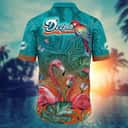 Tropical Aloha NFL Miami Dolphins Hawaiian Shirt Flora And Fauna Special Gift For Friends