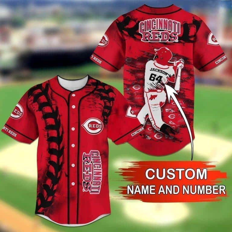 Custom MLB Cincinnati Reds Baseball Jersey Gift For Boyfriend