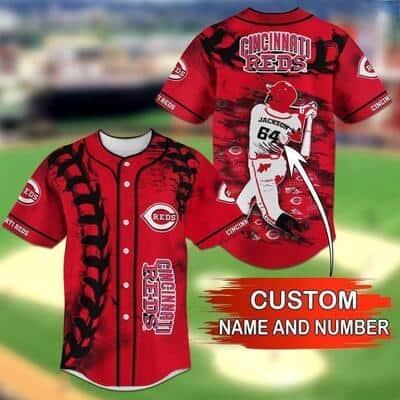 Custom MLB Cincinnati Reds Baseball Jersey Gift For Boyfriend Custom MLB Cincinnati Reds Baseball Jersey Gift For Boyfriend