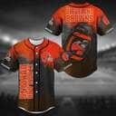 Stylish NFL Cleveland Browns Baseball Jersey Team Logo In Grenade Gift For Family Stylish NFL Cleveland Browns Baseball Jersey Team Logo In Grenade Gift For Family