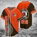 Awesome NFL Cleveland Browns Baseball Jersey Gift For Sports Fans Awesome NFL Cleveland Browns Baseball Jersey Gift For Sports Fans