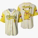 Trending Pikachu Baseball Jersey Cool Gift For Anime Lovers Trending Pikachu Baseball Jersey Cool Gift For Anime Lovers