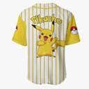 Trending Pikachu Baseball Jersey Cool Gift For Anime Lovers Trending Pikachu Baseball Jersey Cool Gift For Anime Lovers