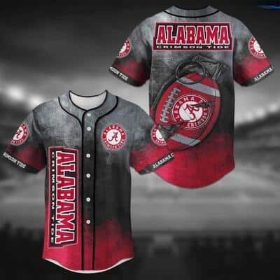 Awesome NCAA Alabama Crimson Tide Baseball Jersey Grenade Gift For Dad Awesome NCAA Alabama Crimson Tide Baseball Jersey Grenade Gift For Dad