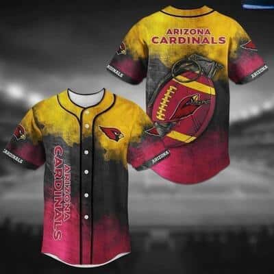 Stylish NFL Arizona Cardinals Baseball Jersey Gift For Football Lovers Stylish NFL Arizona Cardinals Baseball Jersey Gift For Football Lovers
