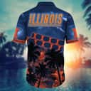Vintage NCAA Illinois Fighting Illini Hawaiian Shirt Sunset View Gift For Best Friend Vintage NCAA Illinois Fighting Illini Hawaiian Shirt Sunset View Gift For Best Friend