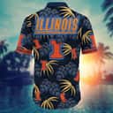 NCAA Illinois Fighting Illini Hawaiian Shirt Tropical Palm Gift For Best Friend NCAA Illinois Fighting Illini Hawaiian Shirt Tropical Palm Gift For Best Friend