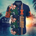 Awesome NCAA Illinois Fighting Illini Hawaiian Shirt Aloha Flora Gift For Dad Awesome NCAA Illinois Fighting Illini Hawaiian Shirt Aloha Flora Gift For Dad