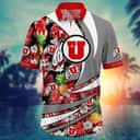 Summer Aloha NCAA Utah Utes Hawaiian Shirt Pineapple Gift For Friend Summer Aloha NCAA Utah Utes Hawaiian Shirt Pineapple Gift For Friend