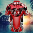Cool Aloha NCAA Utah Utes Hawaiian Shirt Summer Vacation Gift For Friends Cool Aloha NCAA Utah Utes Hawaiian Shirt Summer Vacation Gift For Friends