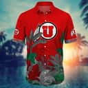 Tropical Aloha NCAA Utah Utes Hawaiian Shirt Summer Gift For Friends Tropical Aloha NCAA Utah Utes Hawaiian Shirt Summer Gift For Friends