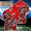 NCAA Utah Utes Hawaiian Shirt Custom Name Practical Beach Gift For Best Friend NCAA Utah Utes Hawaiian Shirt Custom Name Practical Beach Gift For Best Friend