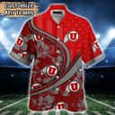 NCAA Utah Utes Hawaiian Shirt Custom Name Practical Beach Gift For Best Friend NCAA Utah Utes Hawaiian Shirt Custom Name Practical Beach Gift For Best Friend