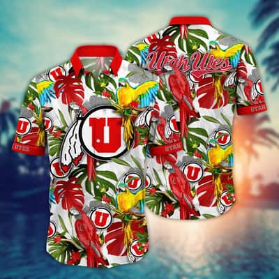Colorful Aloha NCAA Utah Utes Hawaiian Shirt Summer Gift For Grandpa Colorful Aloha NCAA Utah Utes Hawaiian Shirt Summer Gift For Grandpa