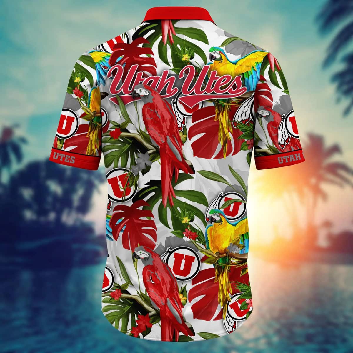 Colorful Aloha NCAA Utah Utes Hawaiian Shirt Summer Gift For Grandpa Colorful Aloha NCAA Utah Utes Hawaiian Shirt Summer Gift For Grandpa
