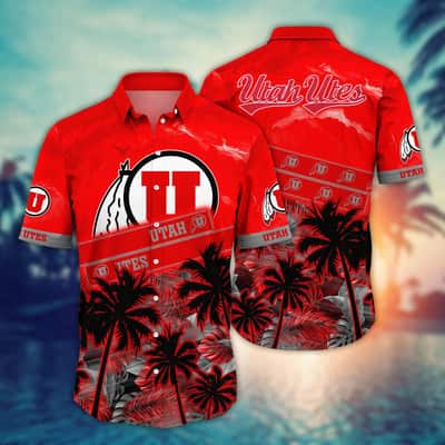Vintage Aloha NCAA Utah Utes Hawaiian Shirt Summer Holiday Gift For Friend Vintage Aloha NCAA Utah Utes Hawaiian Shirt Summer Holiday Gift For Friend