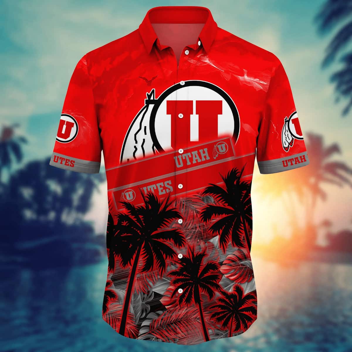 Vintage Aloha NCAA Utah Utes Hawaiian Shirt Summer Holiday Gift For Friend Vintage Aloha NCAA Utah Utes Hawaiian Shirt Summer Holiday Gift For Friend