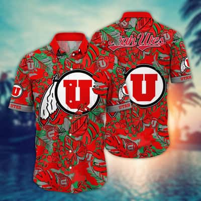 Tropical Aloha NCAA Utah Utes Hawaiian Shirt Summer Holiday Gift For Dad