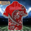 Special Aloha NCAA Utah Utes Hawaiian Shirt US Flag Custom Name Best Gift For Friend
