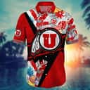 Summer Aloha NCAA Utah Utes Hawaiian Shirt Tropical Plant Gift For Friend Summer Aloha NCAA Utah Utes Hawaiian Shirt Tropical Plant Gift For Friend