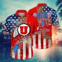 NCAA Utah Utes Hawaiian Shirt Independence Day Cool Gift For Dad NCAA Utah Utes Hawaiian Shirt Independence Day Cool Gift For Dad
