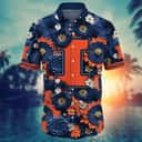 Aloha Flora NCAA Illinois Fighting Illini Hawaiian Shirt Gift For Boyfriend Aloha Flora NCAA Illinois Fighting Illini Hawaiian Shirt Gift For Boyfriend