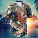 NCAA Illinois Fighting Illini Hawaiian Shirt Aloha Forest Gift For Best Friend NCAA Illinois Fighting Illini Hawaiian Shirt Aloha Forest Gift For Best Friend