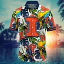 NCAA Illinois Fighting Illini Hawaiian Shirt Aloha Flora And Fauna Gift For Mom NCAA Illinois Fighting Illini Hawaiian Shirt Aloha Flora And Fauna Gift For Mom