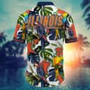 NCAA Illinois Fighting Illini Hawaiian Shirt Aloha Flora And Fauna Gift For Mom NCAA Illinois Fighting Illini Hawaiian Shirt Aloha Flora And Fauna Gift For Mom