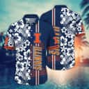 Floral Aloha NCAA Illinois Fighting Illini Hawaiian Shirt Summer Gift For Best Friend Floral Aloha NCAA Illinois Fighting Illini Hawaiian Shirt Summer Gift For Best Friend